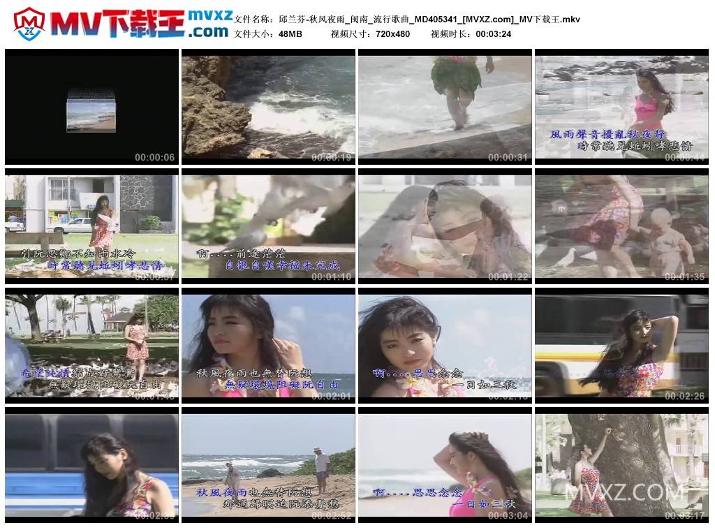 邱兰芬-秋风夜雨_闽南_流行歌曲_MD405341